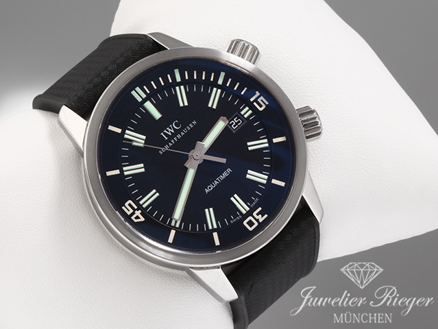 Bild 2 der Galerie: IWC Aquatimer Automatic Vintage 44 mm IW3231 Edelstahl Armbanduhr Stahl