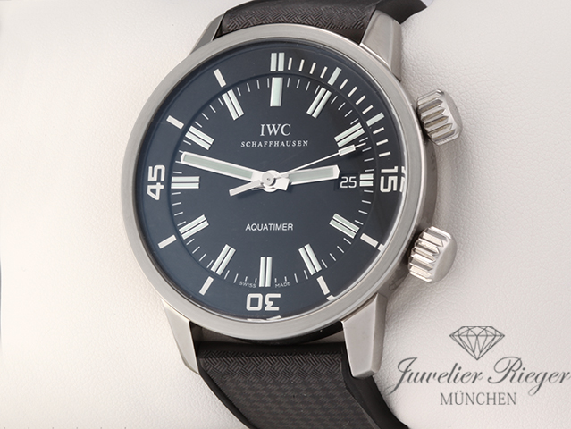 Bild 3 der Galerie: IWC Aquatimer Automatic Vintage 44 mm IW3231 Edelstahl Armbanduhr Stahl