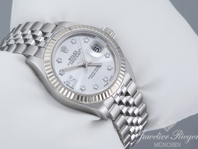 Bild 3 der Galerie: Rolex Lady Datejust 28 279174 2018 Edelstahl Weissgold 750 Diamanten Automatik