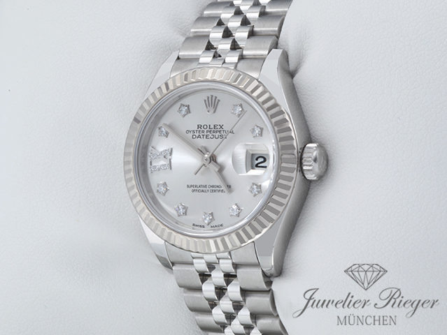 Bild 2 der Galerie: Rolex Lady Datejust 28 279174 2018 Edelstahl Weissgold 750 Diamanten Automatik