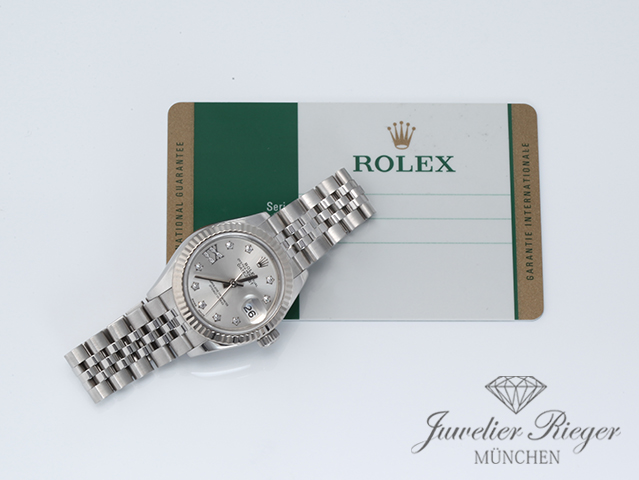 Bild 6 der Galerie: Rolex Lady Datejust 28 279174 2018 Edelstahl Weissgold 750 Diamanten Automatik