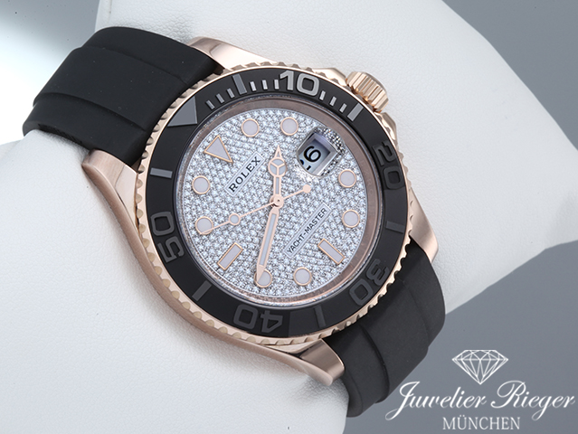 Bild 3 der Galerie: Rolex Yachtmaster 40 mm 116655 2019 Rosegold 750 Diamanten Diamonds Automatik Gold