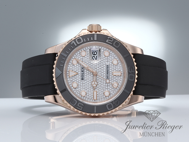 Bild 4 der Galerie: Rolex Yachtmaster 40 mm 116655 2019 Rosegold 750 Diamanten Diamonds Automatik Gold