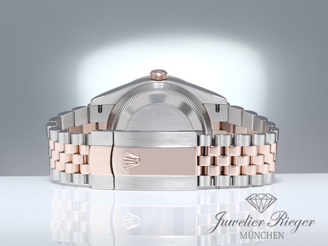 Bild 6 der Galerie: Rolex Datejust 36 126281RBR Stahl Rosegold 750 Diamanten Automatik Gold