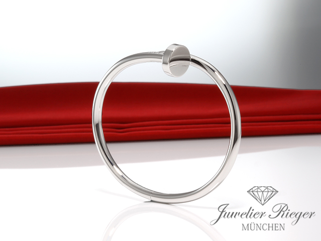 Bild 1 der Galerie: Cartier Armreif Juste un Clou Weissgold 750 Größe 18 Gold Damen Armband
