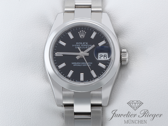 Bild 1 der Galerie: Rolex Lady Datejust 26 mm 179160 2010 Edelstahl Automatik Damen Stahl Damenuhr