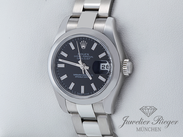 Bild 2 der Galerie: Rolex Lady Datejust 26 mm 179160 2010 Edelstahl Automatik Damen Stahl Damenuhr