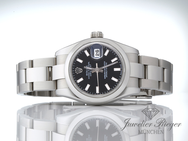 Bild 4 der Galerie: Rolex Lady Datejust 26 mm 179160 2010 Edelstahl Automatik Damen Stahl Damenuhr