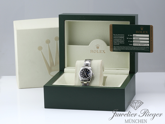 Bild 7 der Galerie: Rolex Lady Datejust 26 mm 179160 2010 Edelstahl Automatik Damen Stahl Damenuhr