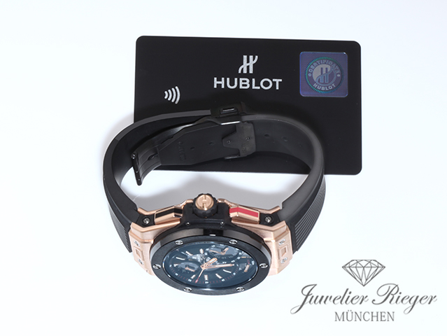 Bild 7 der Galerie: Hublot Big Bang Alarm Repeater 403.OM.0123.RX 2016 Rosegold 750 Handaufzug Gold