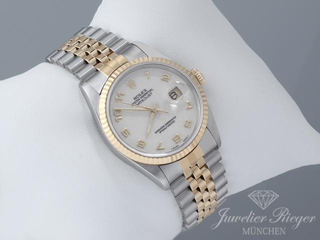 Bild 3 der Galerie: Rolex Datejust 36 mm 16233 1995 Edelstahl Gelbgold 750 Automatik Stahl Gold