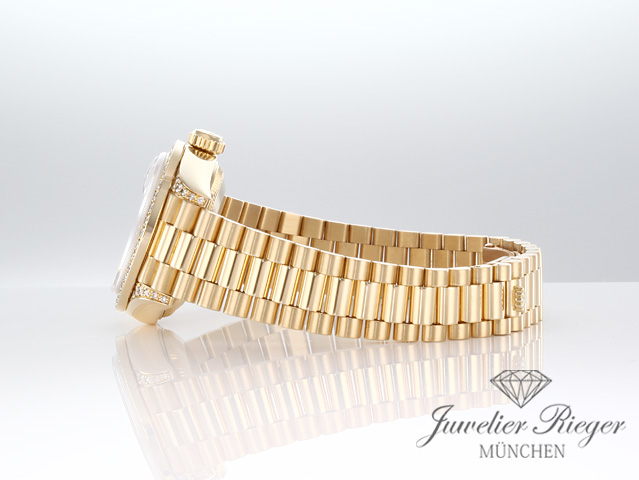Bild 5 der Galerie: Rolex Lady Datejust Gelbgold 750 1998 Diamanten Brillanten Automatik Gold Damen