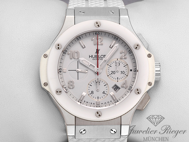 Bild 1 der Galerie: Hublot Big Bang 44 mm 301.SE.230.RW Edelstahl weisse Keramik Automatik Stahl