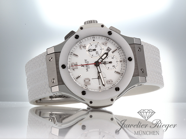 Bild 3 der Galerie: Hublot Big Bang 44 mm 301.SE.230.RW Edelstahl weisse Keramik Automatik Stahl