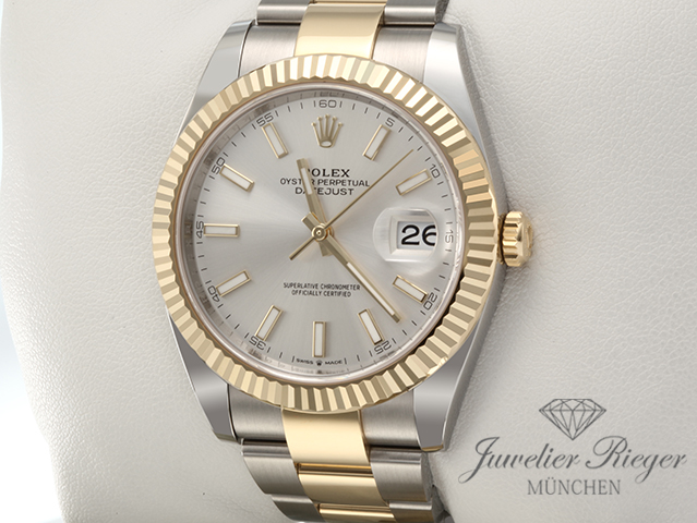 Bild 2 der Galerie: Rolex Datejust 41 126333 2022 Edelstahl Gelbgold 750 Automatik Stahl Gold