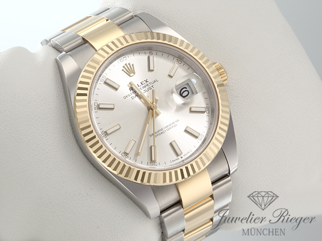 Bild 3 der Galerie: Rolex Datejust 41 126333 2022 Edelstahl Gelbgold 750 Automatik Stahl Gold