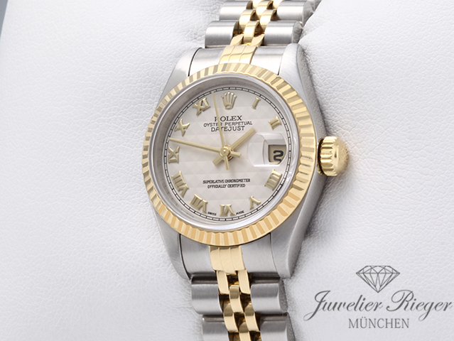 Bild 2 der Galerie: Rolex Lady Datejust Edelstahl Gelbgold 750 1996 Automatik Gold Stahl Damen