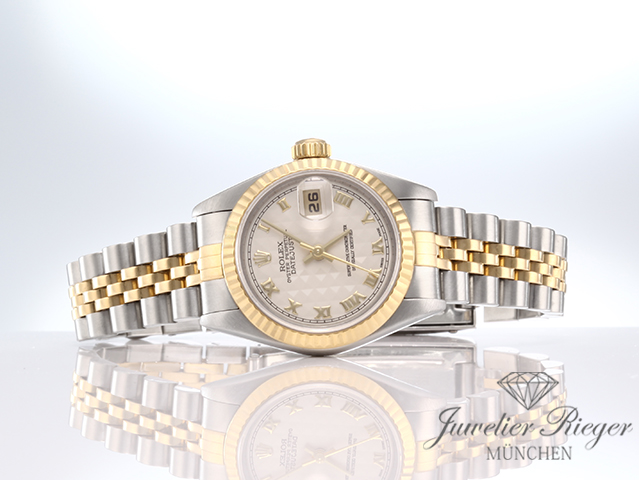Bild 4 der Galerie: Rolex Lady Datejust Edelstahl Gelbgold 750 1996 Automatik Gold Stahl Damen