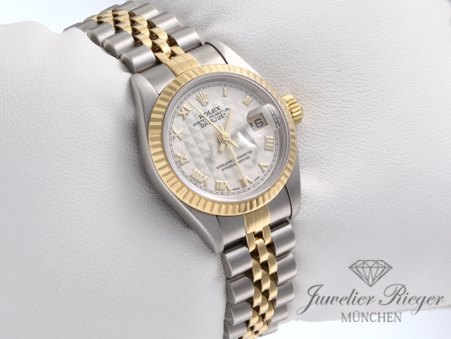 Bild 3 der Galerie: Rolex Lady Datejust Edelstahl Gelbgold 750 1996 Automatik Gold Stahl Damen