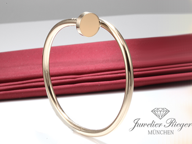 Bild 4 der Galerie: Cartier Armreif Juste un Clou Gelbgold 750 Größe 18 2019 Gold Damen