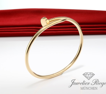 . Cartier Armreif Juste un Clou Gelbgold 750 Größe 18 2019 Gold Damen