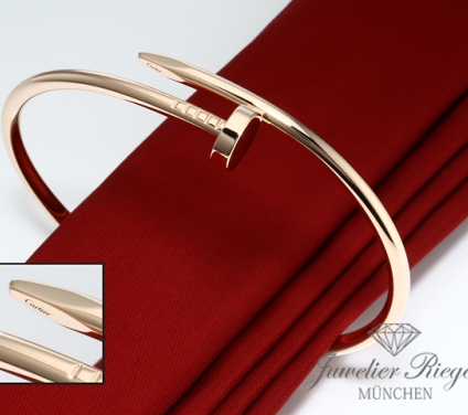 . Cartier Armreif Juste un Clou Rosegold 750 Größe 17 2018 Gold Damen