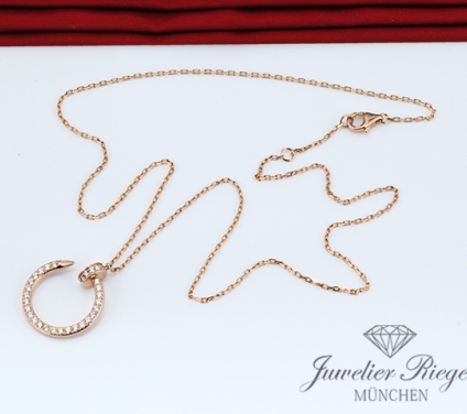 . Cartier Collier Juste un Clou Rosegold 750 2021 Diamanten B7224893 Gold Kette