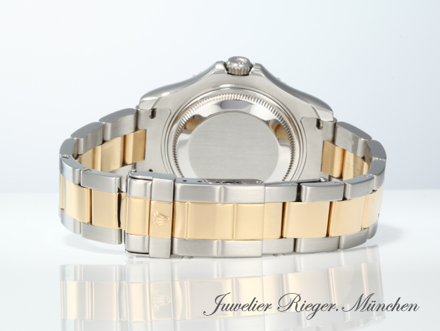 Bild 6 der Galerie: Rolex Medium Yachtmaster 35 mm 168623 2003 Edelstahl Gelbgold 750 Automatik Gold