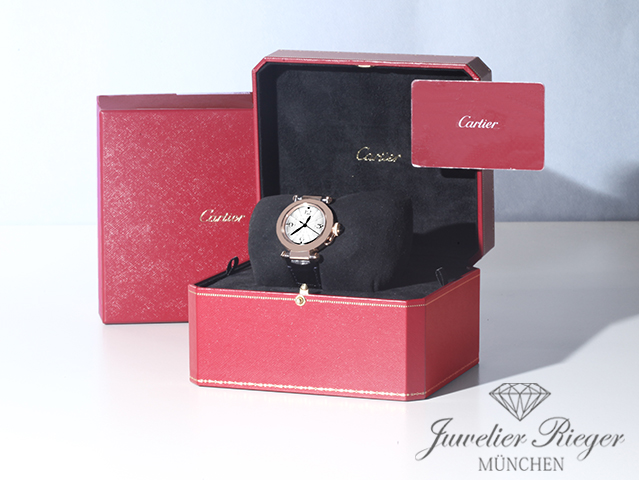 Bild 7 der Galerie: Cartier Pasha 35 mm WGPA0014 2021 Rosegold 750 Automatik Medium Damen