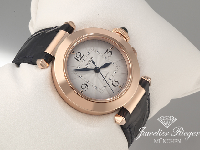 Bild 3 der Galerie: Cartier Pasha 35 mm WGPA0014 2021 Rosegold 750 Automatik Medium Damen