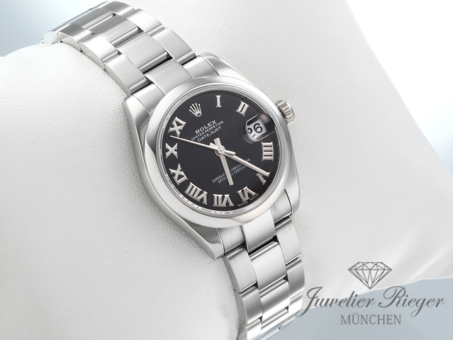 Bild 3 der Galerie: Rolex Medium Datejust 31 mm 178240 2014 LC100 Edelstahl Automatik Damenuhr Stahl