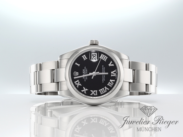 Bild 4 der Galerie: Rolex Medium Datejust 31 mm 178240 2014 LC100 Edelstahl Automatik Damenuhr Stahl