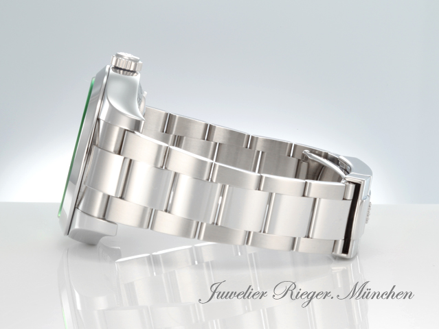 Bild 5 der Galerie: Rolex Milgauss 116400GV 2009 LC100 Edelstahl Automatik Stahl Grün Green