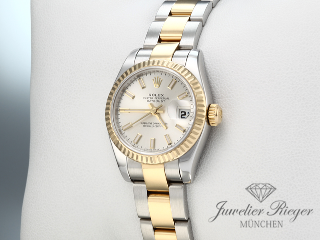 Bild 2 der Galerie: Rolex Lady Datejust 179173 2010 Stahl Gelbgold 750 Automatik Gold Damenuhr