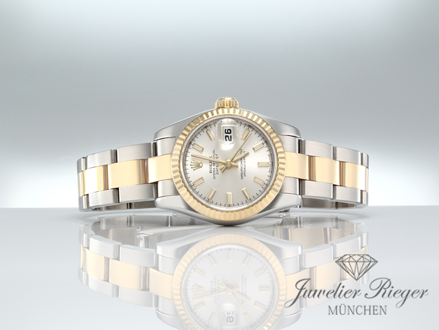 Bild 4 der Galerie: Rolex Lady Datejust 179173 2010 Stahl Gelbgold 750 Automatik Gold Damenuhr