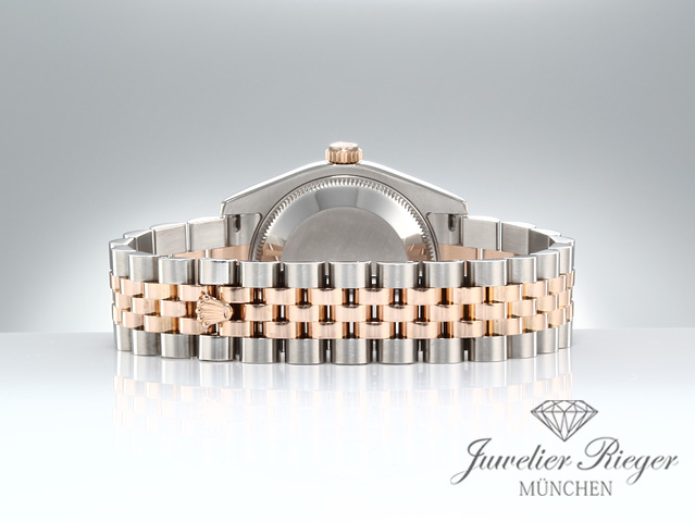 Bild 6 der Galerie: Rolex Datejust 31 mm 178271 Edelstahl Rosegold 750 Diamanten Gold Stahl