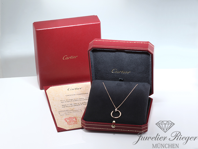 Bild 4 der Galerie: Cartier Collier Juste un Clou Rosegold 750 2020 Diamanten B7224887 Gold Kette