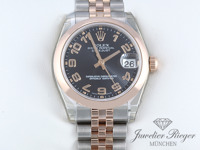 Bild 1 der Galerie: Rolex Datejust 31 mm 178241 2007 Edelstahl Rosegold 750 Automatik Gold Stahl