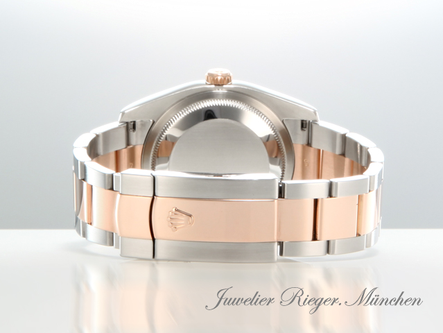 Bild 6 der Galerie: Rolex Datejust 36 mm 116201 Stahl Rosegold 750 Automatik Rotgold Gold