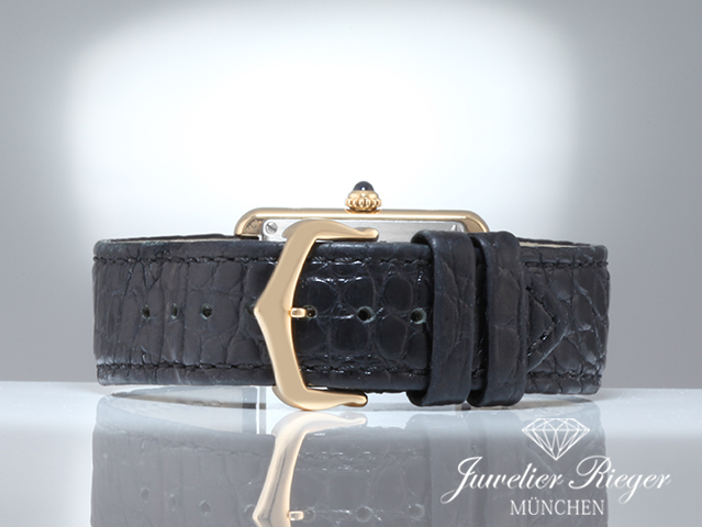 Bild 6 der Galerie: Cartier Lady Tank Solo Edelstahl Gelbgold 750 2018 W1018755 Stahl Gold Damen