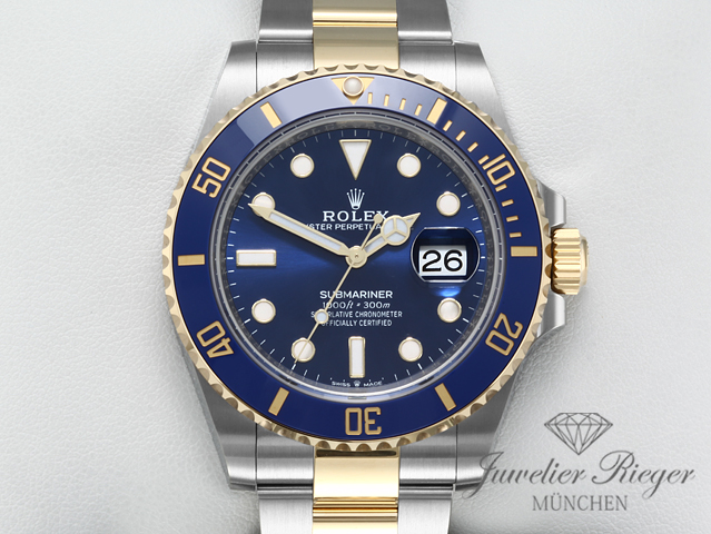 Bild 1 der Galerie: Rolex Submariner 41 126613LB 2020 Edelstahl Gelbgold 750 Automatik Stahl Gold