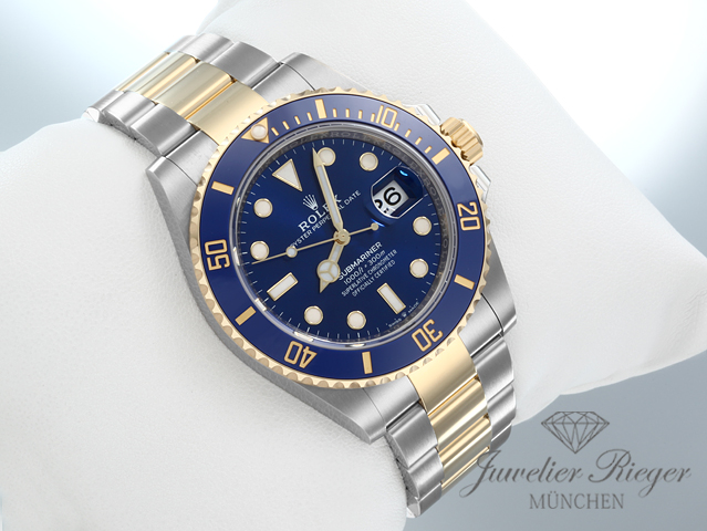 Bild 3 der Galerie: Rolex Submariner 41 126613LB 2020 Edelstahl Gelbgold 750 Automatik Stahl Gold