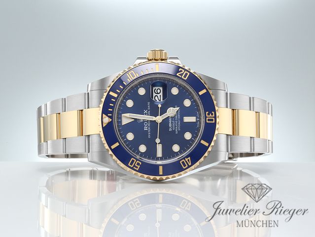 Bild 4 der Galerie: Rolex Submariner 41 126613LB 2020 Edelstahl Gelbgold 750 Automatik Stahl Gold