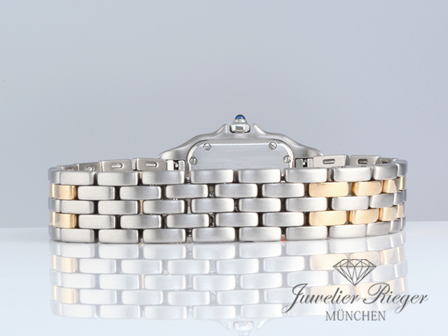 Bild 6 der Galerie: Cartier Lady Panthere SM Edelstahl Gelbgold 750 Damenuhr Damen Stahl Gold