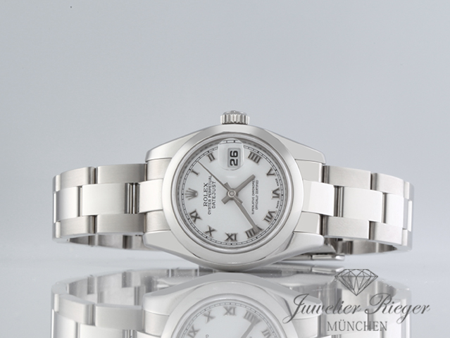 Bild 3 der Galerie: Rolex Lady Datejust 26 mm 179160 Edelstahl Automatik Damen Stahl Damenuhr