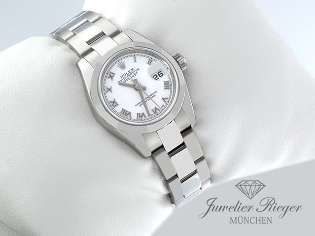 Bild 2 der Galerie: Rolex Lady Datejust 26 mm 179160 Edelstahl Automatik Damen Stahl Damenuhr