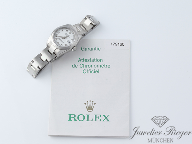 Bild 6 der Galerie: Rolex Lady Datejust 26 mm 179160 Edelstahl Automatik Damen Stahl Damenuhr