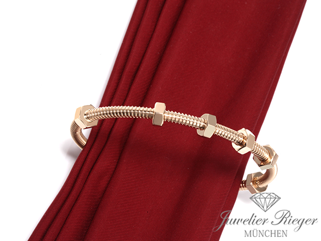 Bild 2 der Galerie: Cartier Armreif Ecrou Rosegold 750 Größe 17 2018 Gold Armband B6049517