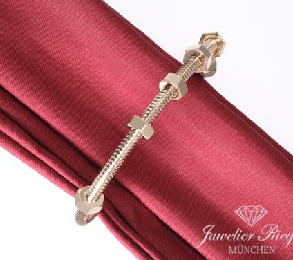 . Cartier Armreif Ecrou Rosegold 750 Größe 17 2018 Gold Armband B6049517