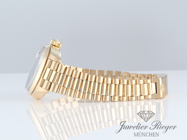 Bild 5 der Galerie: Rolex Lady Datejust Gelbgold 750 Diamanten Automatik Gold Damen Damenuhr